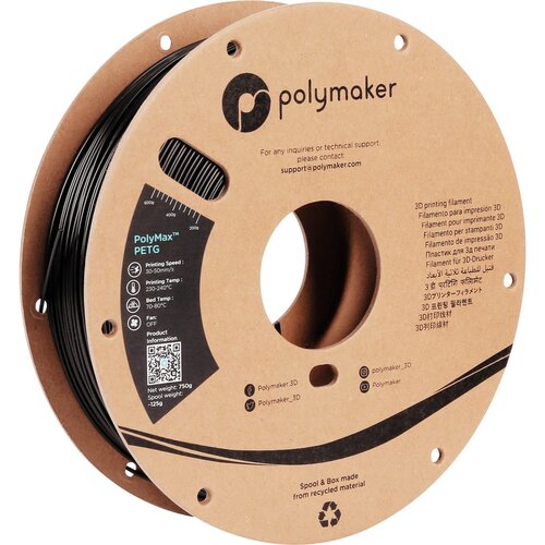 Polymaker polymax petg crni, 1.75 mm (750 g) Cene
