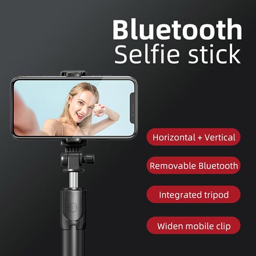  Selfie stick bluetooth sa tripodom R1 crni Cene