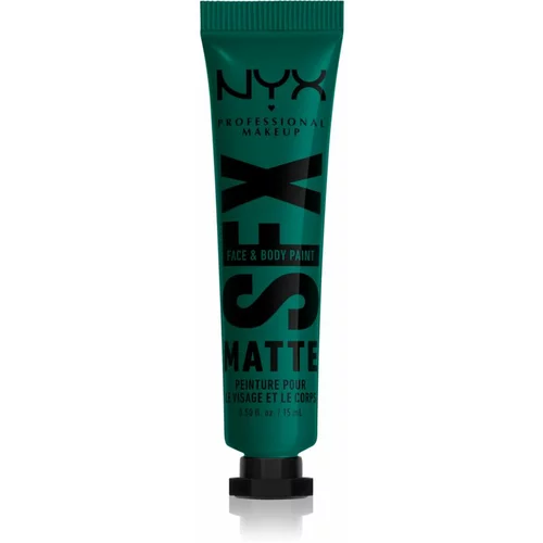 NYX Professional Makeup SFX Face And Body Paint Matte puder za vse tipe kože 15 ml odtenek 04 Must Sea