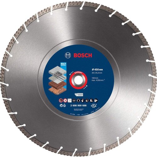Bosch EXPERT MultiMaterial dijamantska rezna ploča 450 x 25,40 x 3,3 x 12 mm - 2608900668 Cene