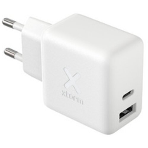 Xtorm stenski polnilec XA2030, GaN, 2 vhoda, USB-C PD 30W, USB-A QC 3.0 Slike