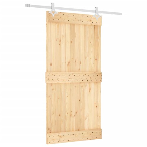 vidaXL Klizna vrata s priborom za montažu 100x210 cm masivna borovina Cijene