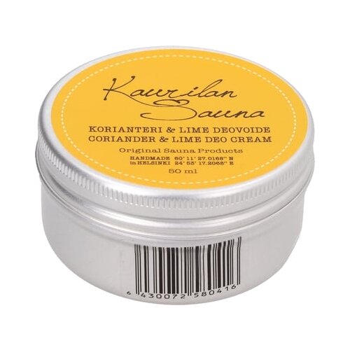 Kaurilan Sauna Deodorant krema - Coriander & Lime Cene