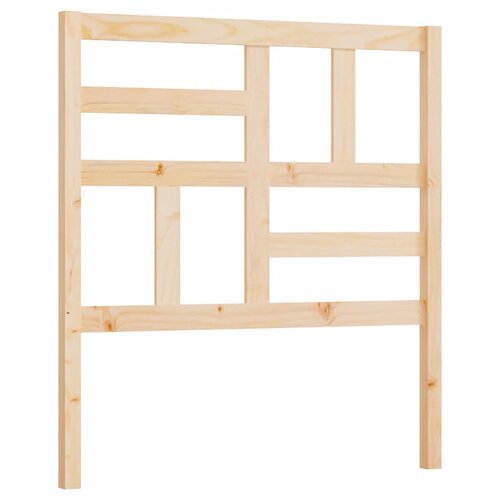 Maison Chic posteljno vzglavje - vzglavna omarica - nočna omarica 96x4x104 cm trdna borovina, (21704515) Slike