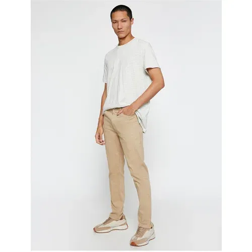 Koton Pants - Brown - Slim