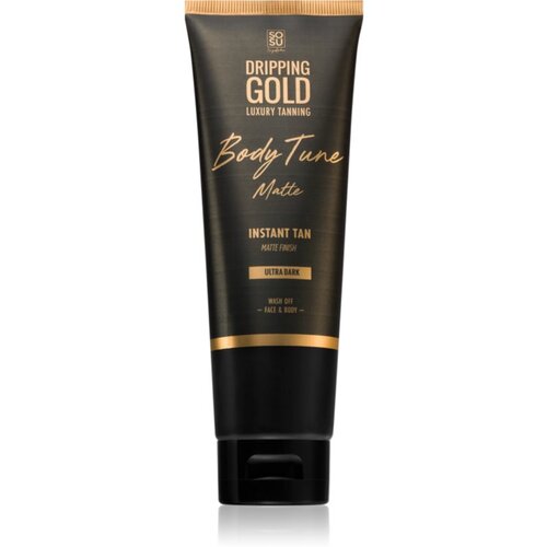Dripping Gold Luxury Tanning Body Tune krema za samotamnjenje za lice i tijelo s trenutnim učinkom Ultra Dark 125 ml Cijene