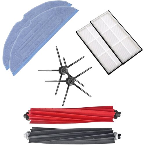  Mega-pack s krpama i crnim bočnim četkicama za Roborock S8 Slike