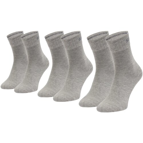 Skechers &amp;Scaron;portne nogavice 3PPK Mesh Ventilation Socks Siva Slike