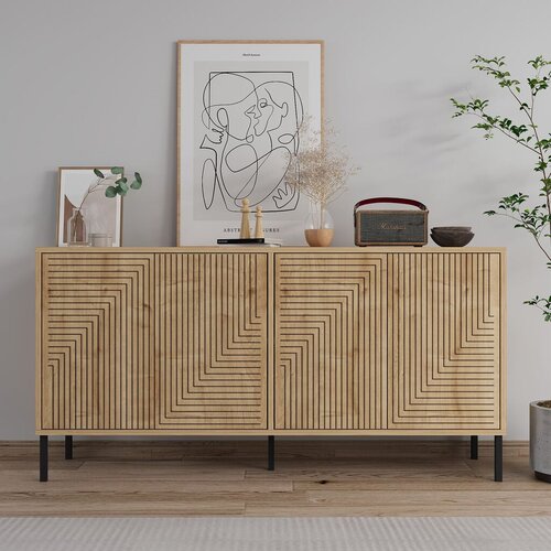 Hanah home konzolni sto Evolet, 150x75x36 cm, Boje hrasta Cene