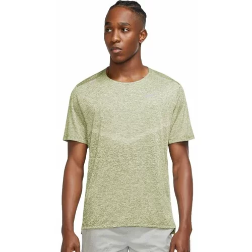 Nike DF RISE 365 SS Muška majica za trčanje, svijetlo zelena, veličina