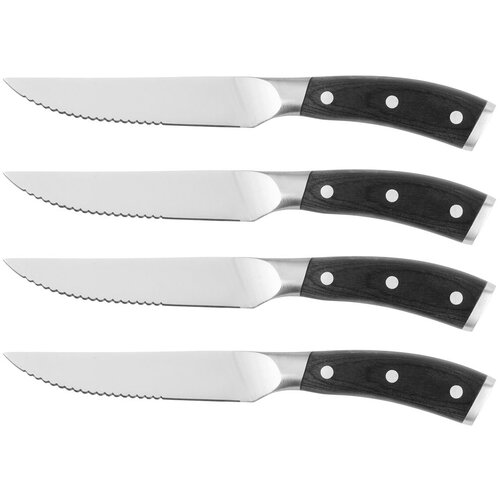 MAKU SET NOŽEV ZA STEAK ALI PIZZO PAKKA 26 CM Z ERGONOMSKO OBLIKOVANIM ROČAJEM. PRAVO RAVNOTEŽJE MED REZILOM IN ROČAJEM. Cene