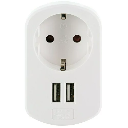 SCHWAIGER USB adapter za punjenje (USB-A priključak (2 kom.), Ulazni napon: 230 V - 250 V)
