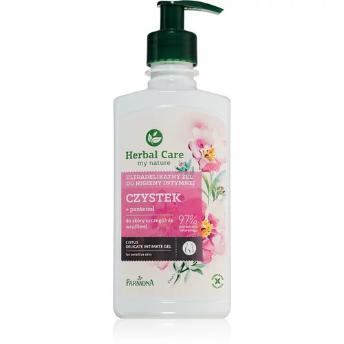 Farmona Herbal Care Cistus nežni gel za intimno higieno za občutljivo kožo 330 ml