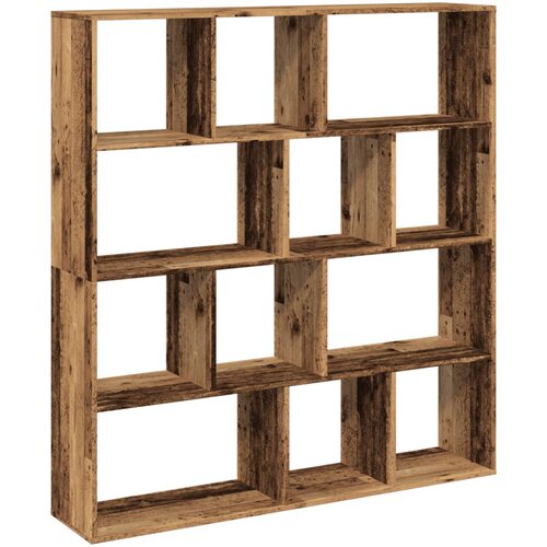 Maison Chic Knjižna omara - Knjižni regal starinski les 132x29x141,5 cm inženirski les, (21725062) Cene