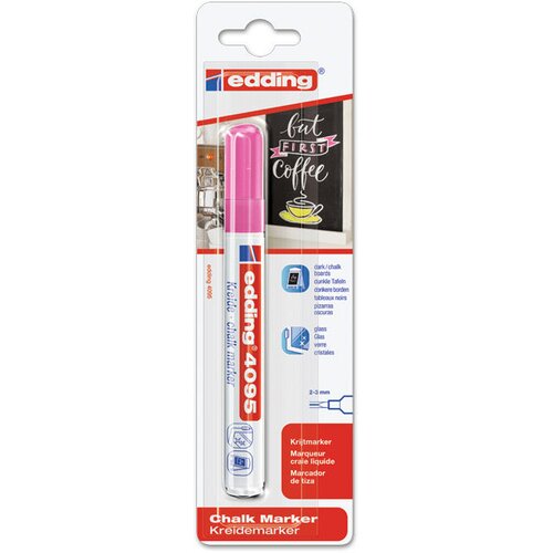  Marker-kreda za staklo 2-3mm edding 4095/1 neon rozi blister Cijene