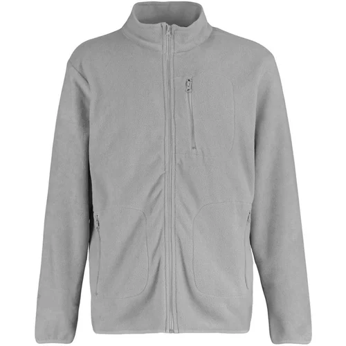 Trendyol Men's Regular Fit Fleece Full Zipper Sweatshirt-Cardigan