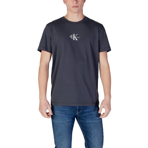 Calvin Klein Jeans Majice s kratkimi rokavi J30J325649 Modra Slike