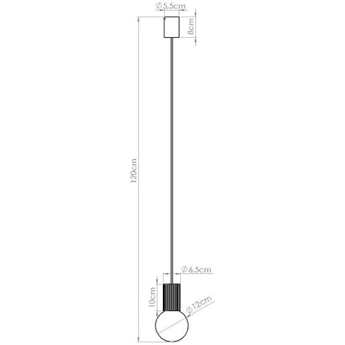 Sollux SL.1719 - visilica na sajli halo 1xG9/8W/230V prečnika 12 cm krem Slike