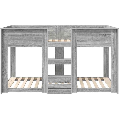  Krevet na kat za djecu Siva Sonoma 80 x 200 cm Slike