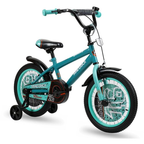 Galaxy bicikl za dečake maverick, 16", tirkizni Cene
