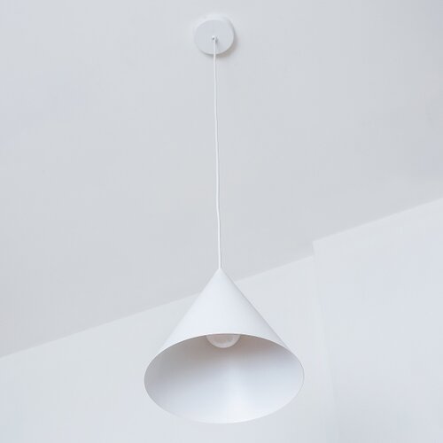  Visilica na sajli ETNA II, 1xE27/15W/230V, prečnik 25 cm, bela Slike