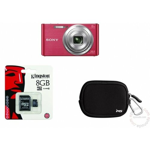 Sony DSC-W830 Pink digitalni fotoaparat Slike