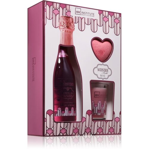 IDC INSTITUTE Scented Bath Rose darilni set za ženske Slike