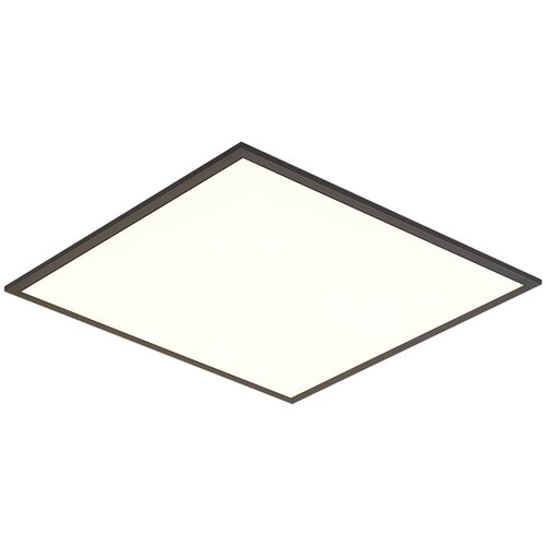 QAZQA LED panel črn kvadrat vklj. LED 3-stopenjsko zatemnjevanje - Reeves Cene