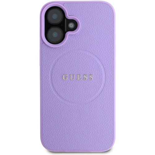 Guess Hrbtni ovitek za iPhone 16 Pro z zrnato teksturo MagSafe, Vijoli?na, (21749428) Cene