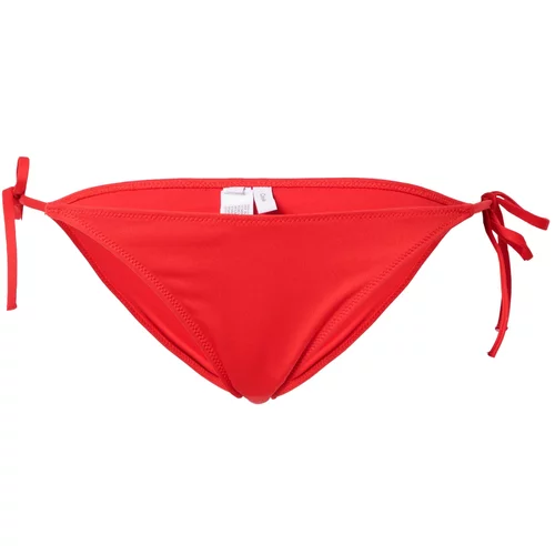 Calvin Klein Swimwear Bikini hlačke rdeča / črna