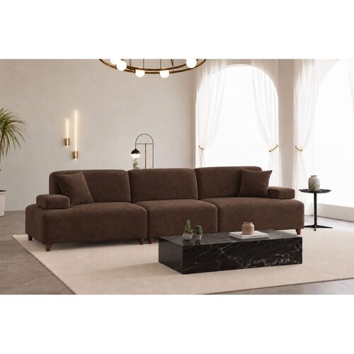 Atelier Del Sofa Madlen High Leg četvorosed 300 cm, braon Slike