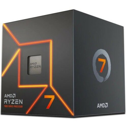 AMD procesor cpu AM5 ryzen 7 7700 box 3,8GHz maxboost 5,3GHz 8xCore 16xThreads 40MB 65W rgb Cene