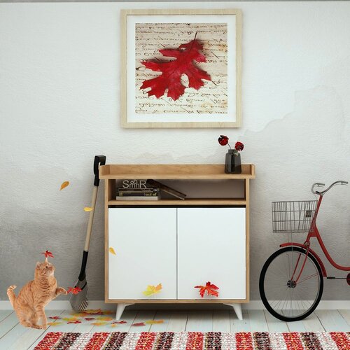 Hanah home Stalak za cipele 100x102x35cm Hrast-bijela Cene