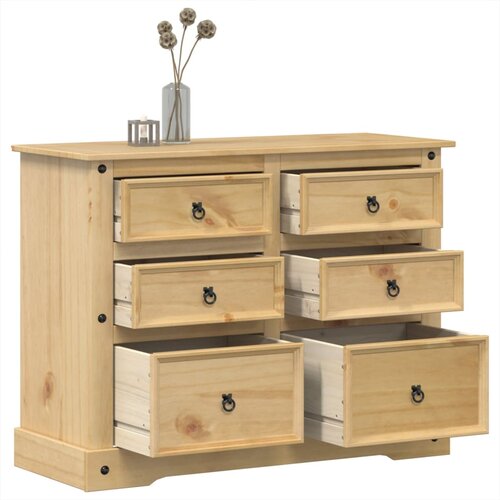 vidaXL Predalnik Corona 120x48x91 cm trdna borovina Cene