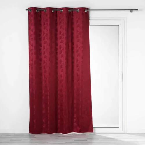 Douceur d intérieur Bordo rdeča zavesa zatemnitvena 140x260 cm Lunella –