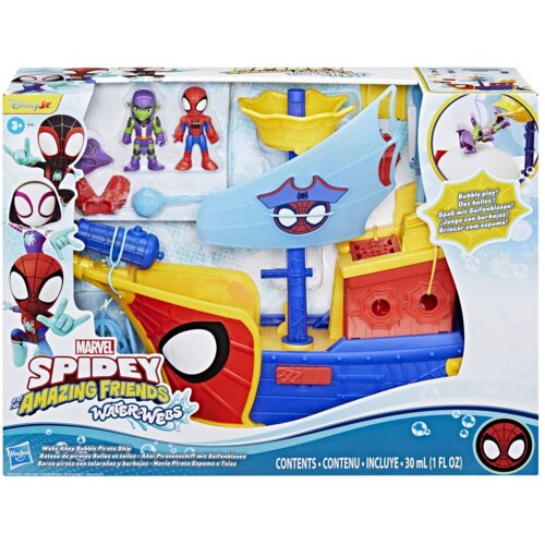 Marvel Spidey in njegovi neverjetni prijatelji Vodne-mreže Mreže Ahoy Mehurčasta piratska ladja Cene