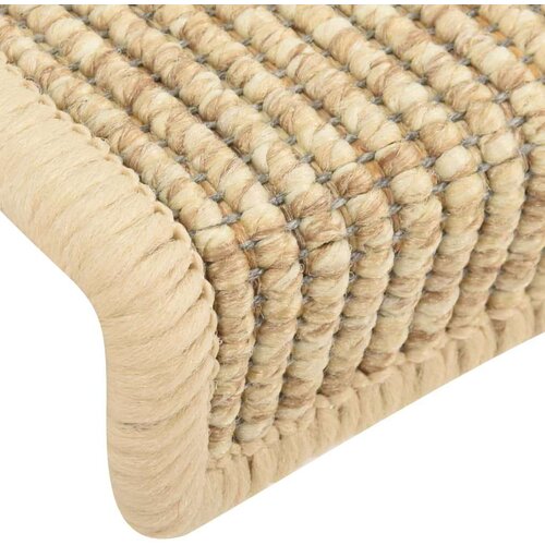  Samoljepljivi otirači za stepenice 15 kom 65x21x4 cm bež Slike