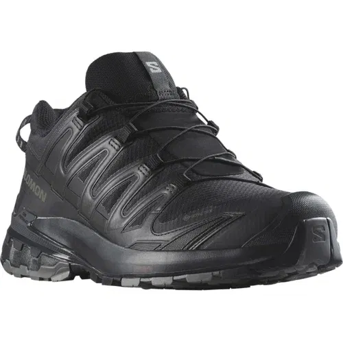 Salomon Trekking čevlji Xa Pro 3D V9 GORE-TEX L47270100 Black/Phantom/Pewter