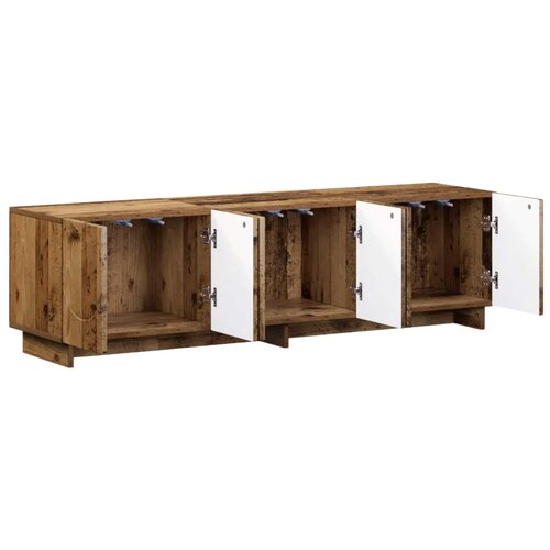  TV stalak 140 x 34 5 x 40 cm Staro drvo Konstruirano drvo - Staro drvo 140 x 34 5 x 40 cm Slike