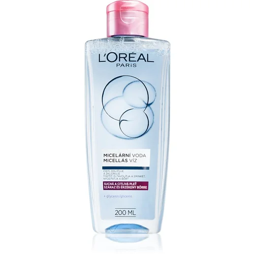 L´Oréal Paris sublime Soft Purifying micelarna voda za suhu kožu 200 ml za žene