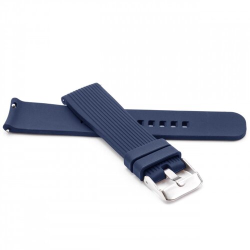 Narukvica straight strap za smart watch 20mm tamno plava Slike
