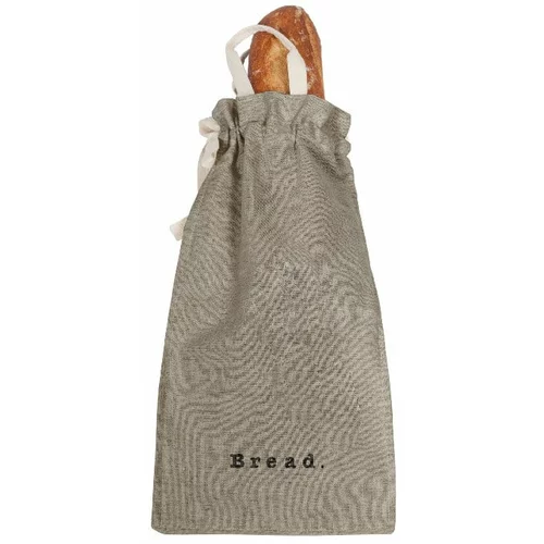 Really Nice Things Vreča za kruh z mešanico lanu Bag Grey, višina 42 cm