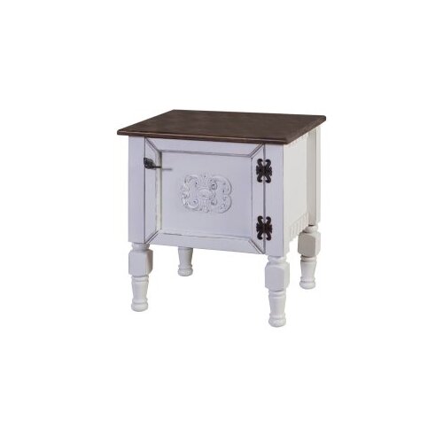 Hanah home noćni stočić ada nightstand white Slike