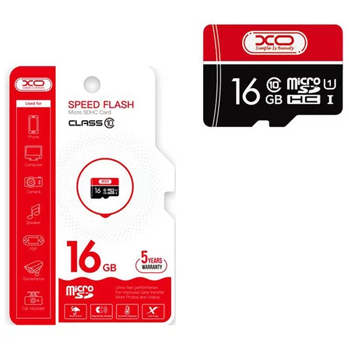 XO 16GB MEMORIJSKA KARTICA BLACK+RED