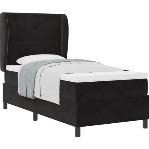 VidaXL Box Spring Krevet s Madracem Crna 80x200 cm Bar&amp;scaron;un Slike
