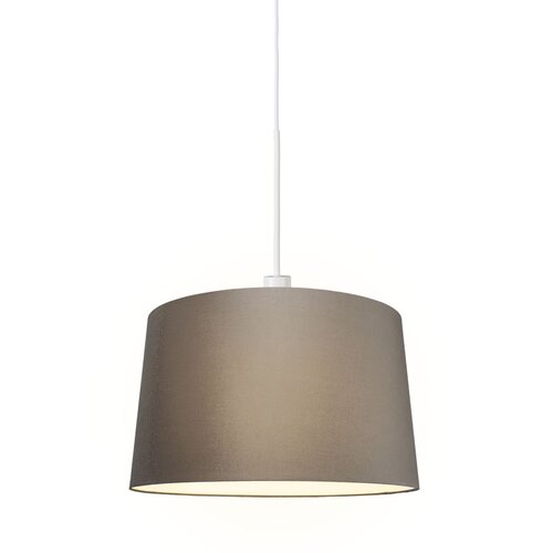 QAZQA Sodobna viseča svetilka bela z odtenkom 45 cm taupe - Combi 1 Cene