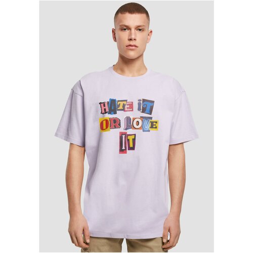 Mister Tee Men's T-shirt Hate it or Love it lila Slike