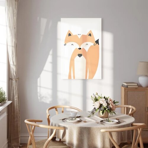  Slika - Happy Fox (1 Part) Vertical 80x120 Akustična Slike