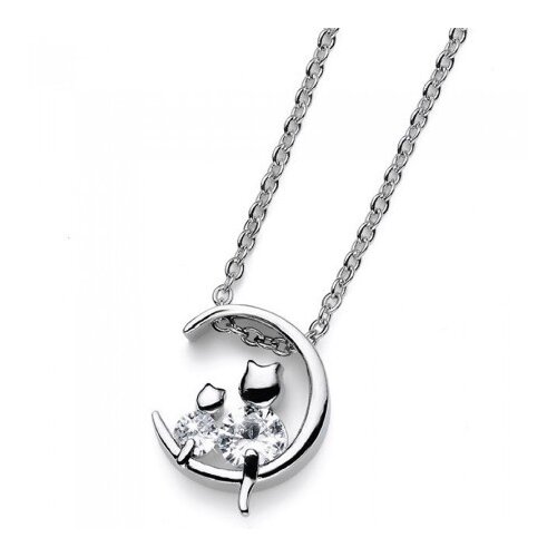  Ženski oliver weber two cats white zircon lanČiĆ sa swarovski belim cirkonima ( 12194 ) Slike