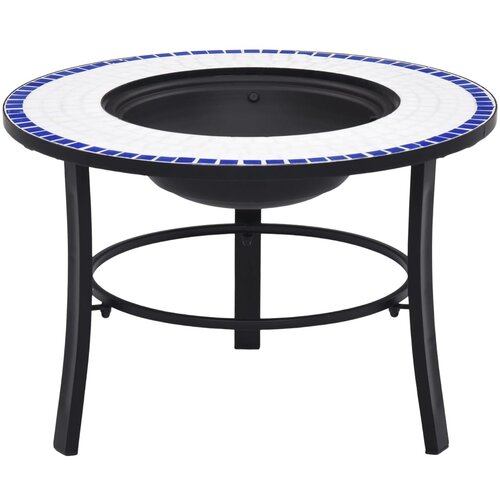 vidaXL Kurišče z mozaikom modro in belo 68 cm keramika, (20693398) Cene